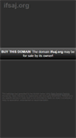 Mobile Screenshot of ifsaj.org
