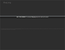 Tablet Screenshot of ifsaj.org